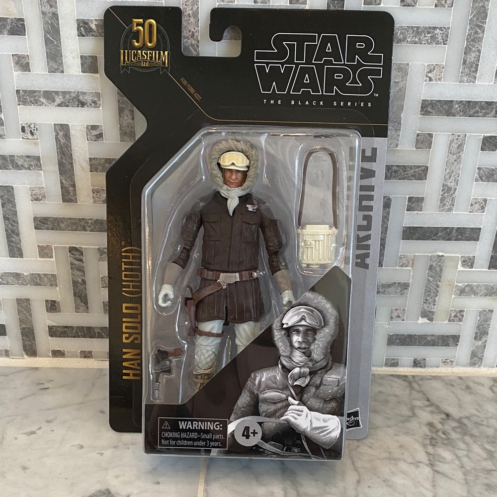 Hasbro Star Wars Black Series Han Solo Action Figure - Black, White, Brown